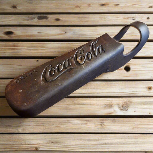 Coca-Cola Steel Bottle Opener With Antique Finish (3.5" x 0.75")