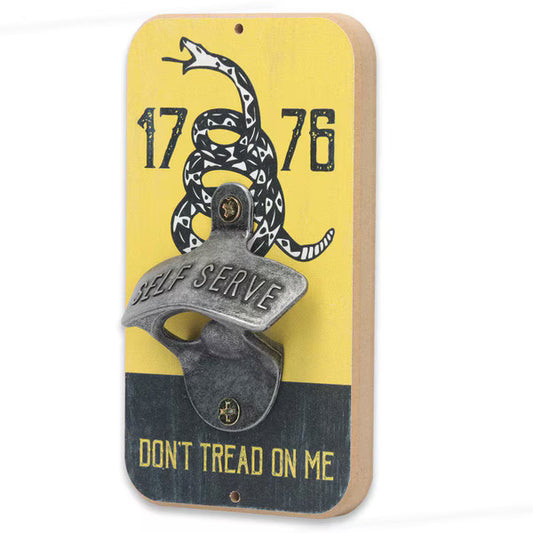 Don't Tread On Me 1776 Wall Bottle Opener (3.5" x 6")