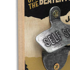 Jeep Off the Beaten Path wall bottle opener by Open Roads, featuring a rugged design and measuring 3.5" x 6".