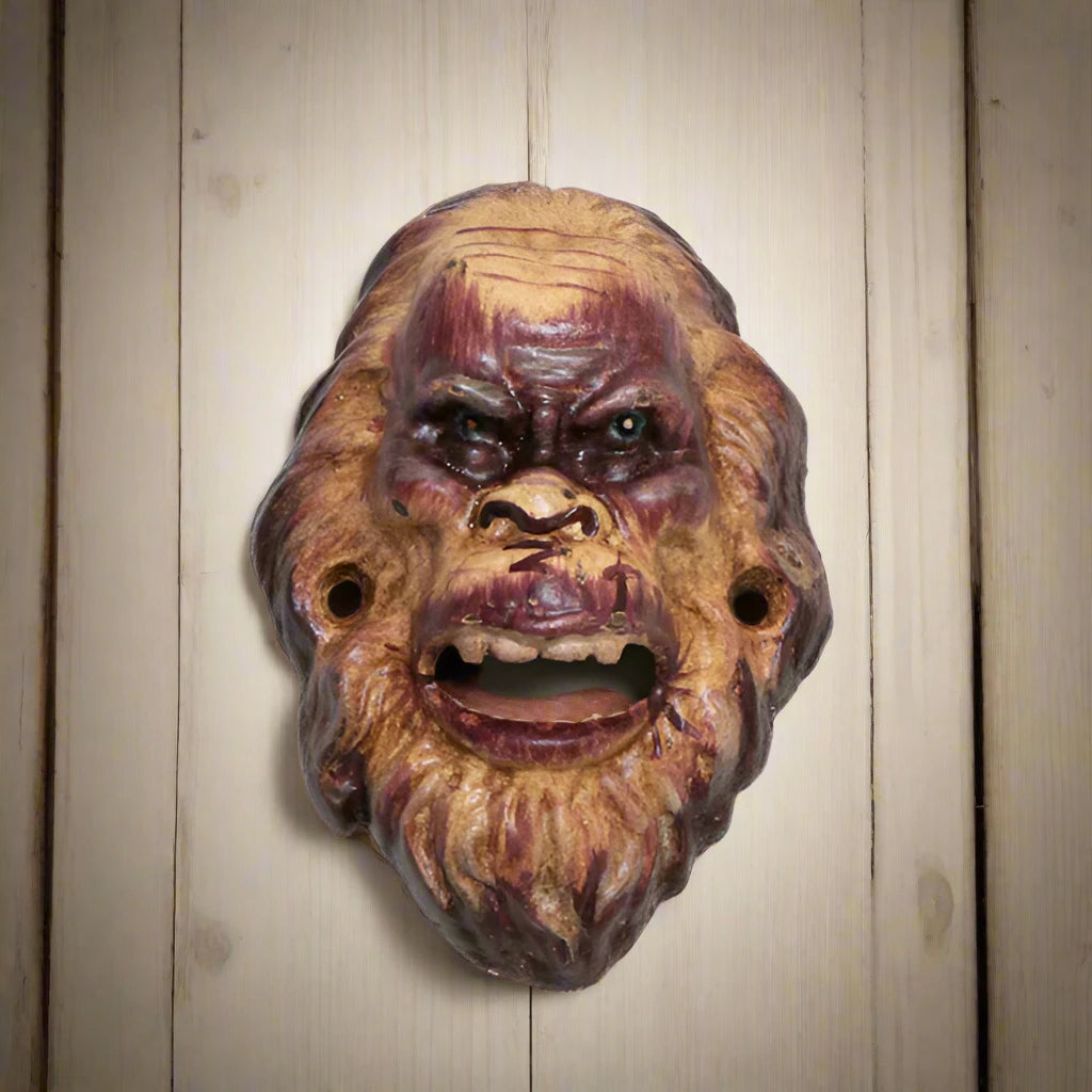 Bigfoot Sasquatch Cast Iron Wall Mounted Bottle Opener With Antique Finish