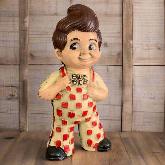 Bob's Big Boy Cast Iron Coin Bank With Antique Finish (9" x 4")