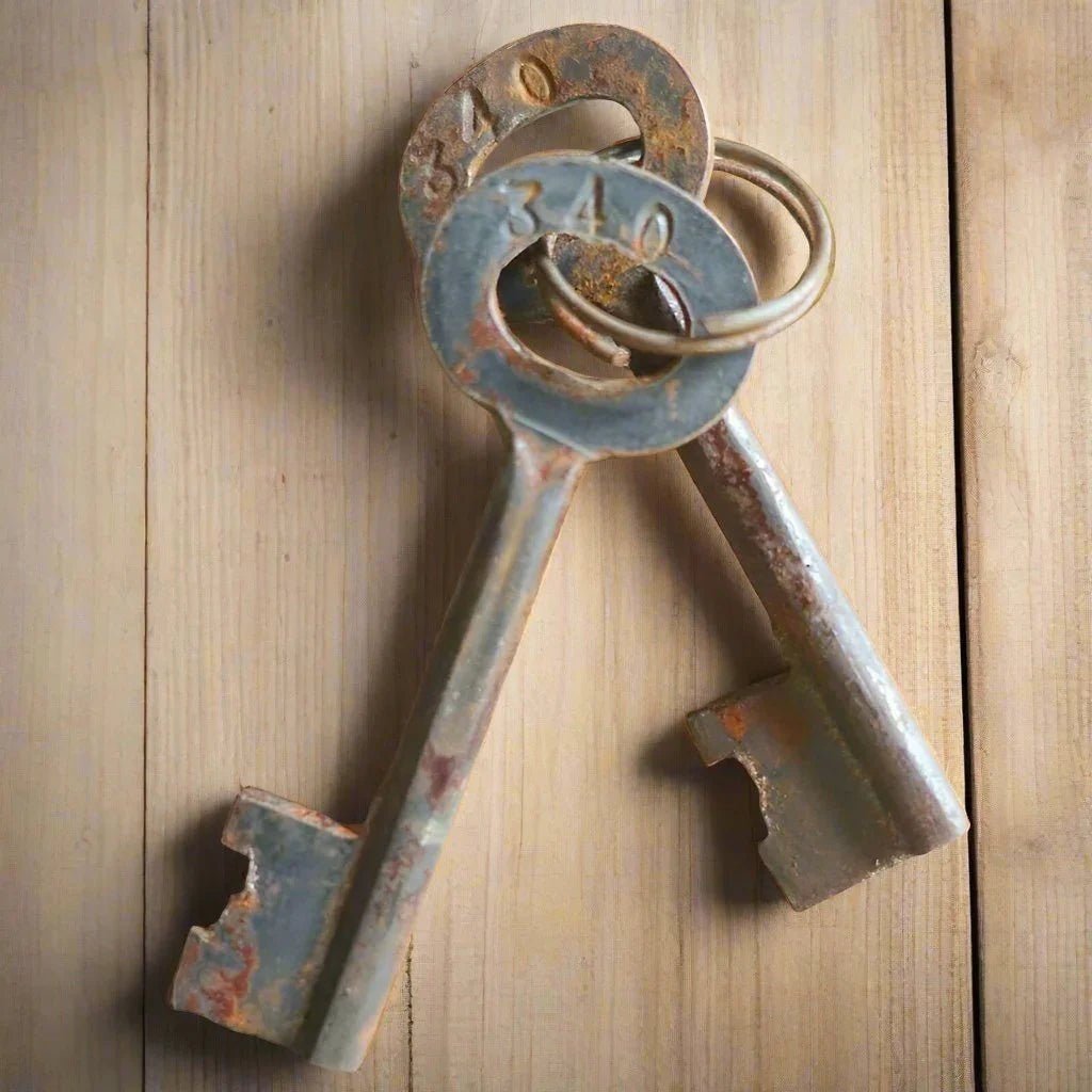 Alcatraz Prison Death Row Cast Iron Lock & Keys - Jones Peak