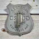 Alcatraz Prison San Francisco Guard Solid Brass Badge (2.5" x 2") - Jones Peak