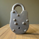 Alcatraz Prison Cast Iron Lock with Brass Tag & Keys - Jones Peak