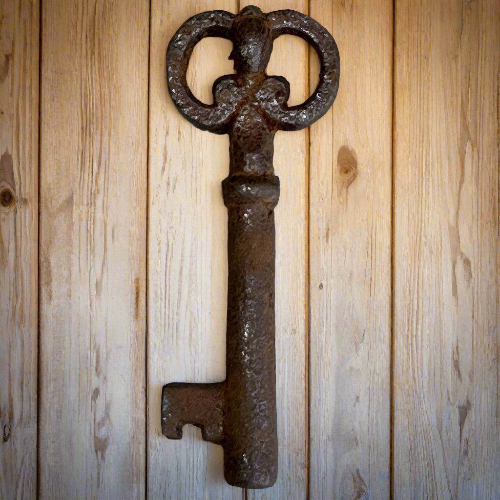 19th - Century Cast Iron Assorted Keys With Antique Finish (Lot of 75) - Jones Peak