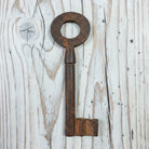 Alcatraz Prison San Francisco Cast Iron Cell Key With Antique Finish (5" Long) - Jones Peak