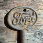 Automotive Cast Iron Set of 5 Keys With Antique Finish (Ford, HD, Chevrolet, Texaco, & Route 66) - Jones Peak