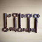 Dungeon Cast Iron Keys With Antique Finish (Set of 5) - Jones Peak