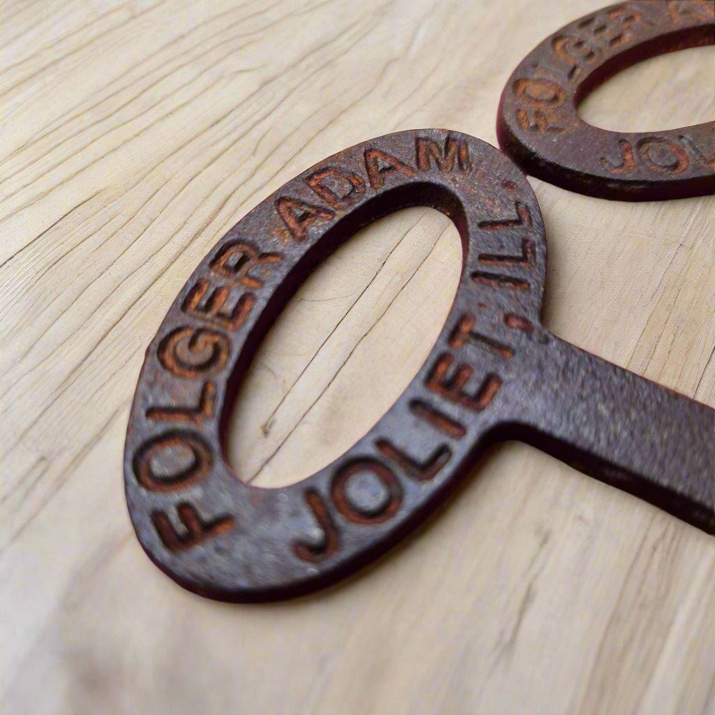 Folger Adam Joliet Illinois Jailhouse Cast Iron Keys (Set of 5) - Jones Peak