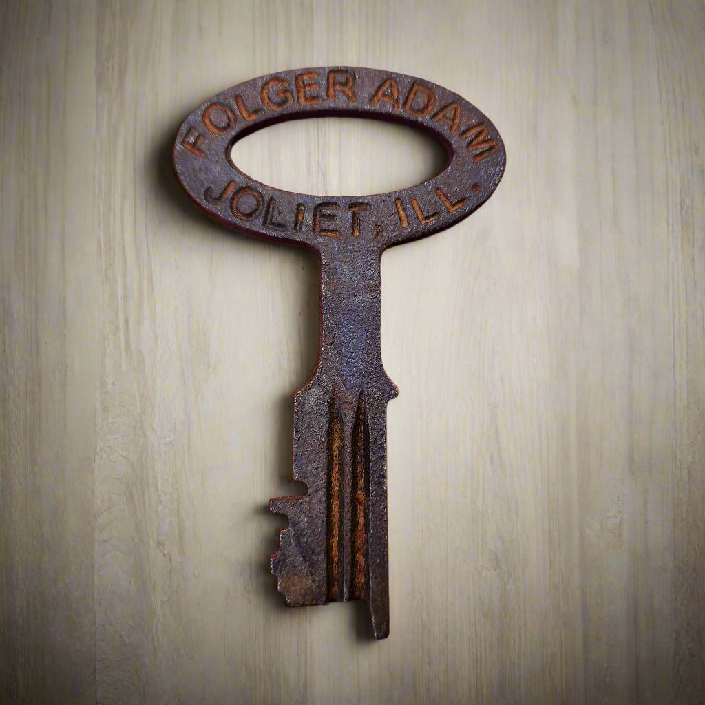 Folger Adam Joliet Illinois Jailhouse Cast Iron Keys (Set of 5) - Jones Peak