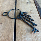 Jailhouse Keys Metal With Painted Black Finish (2" - 6" Long) - Jones Peak