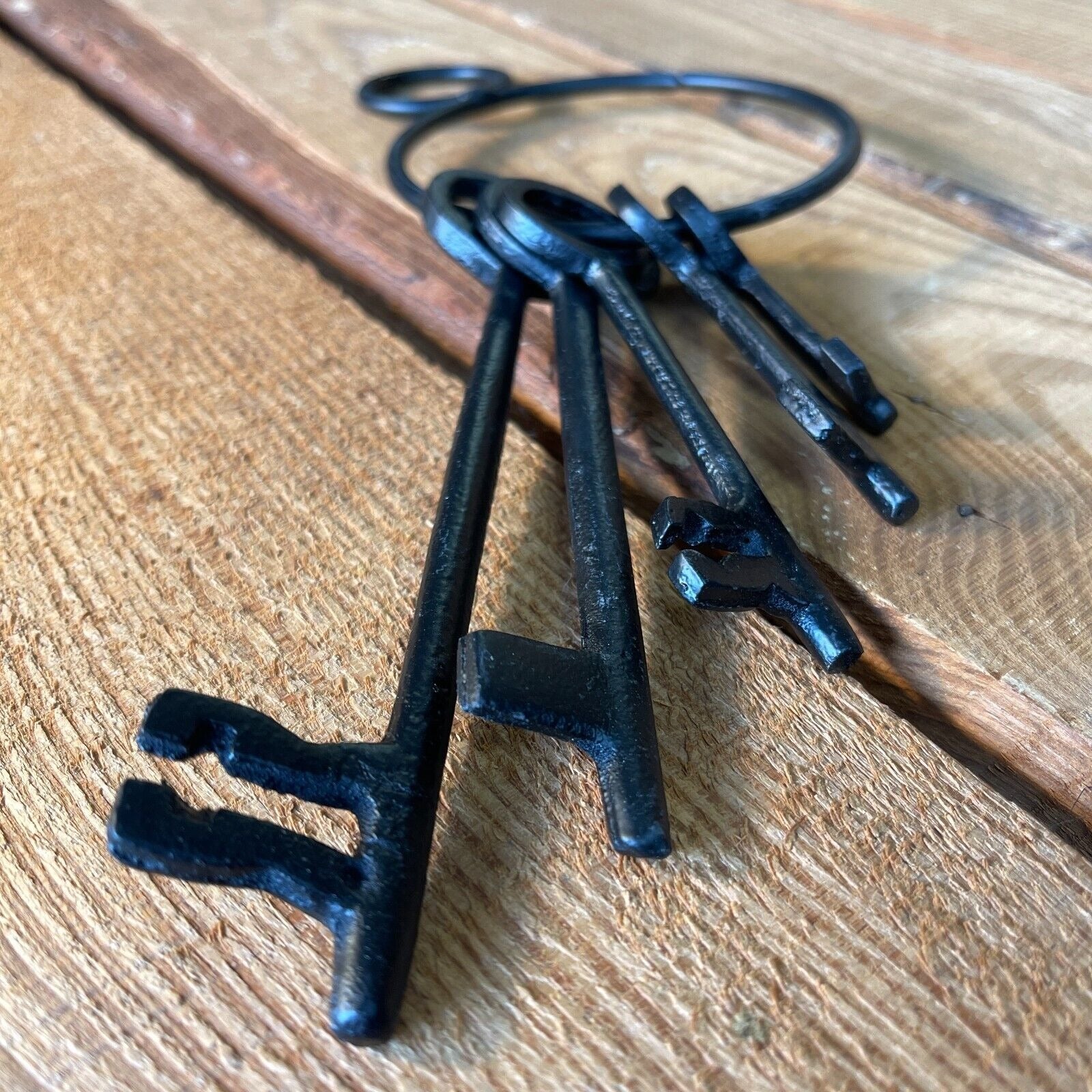 Jailhouse Keys Metal With Painted Black Finish (2" - 6" Long) - Jones Peak