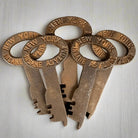 New York Insane Asylum Cast Iron 5 - Key Set (3.5" Long) - Jones Peak