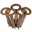 New York Insane Asylum Cast Iron 5 - Key Set (3.5" Long) - Jones Peak