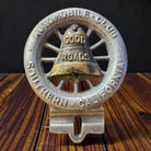 AAA Automobile Club Southern California Good Roads License Plate FOB Topper (5" x 3.75") - Jones Peak