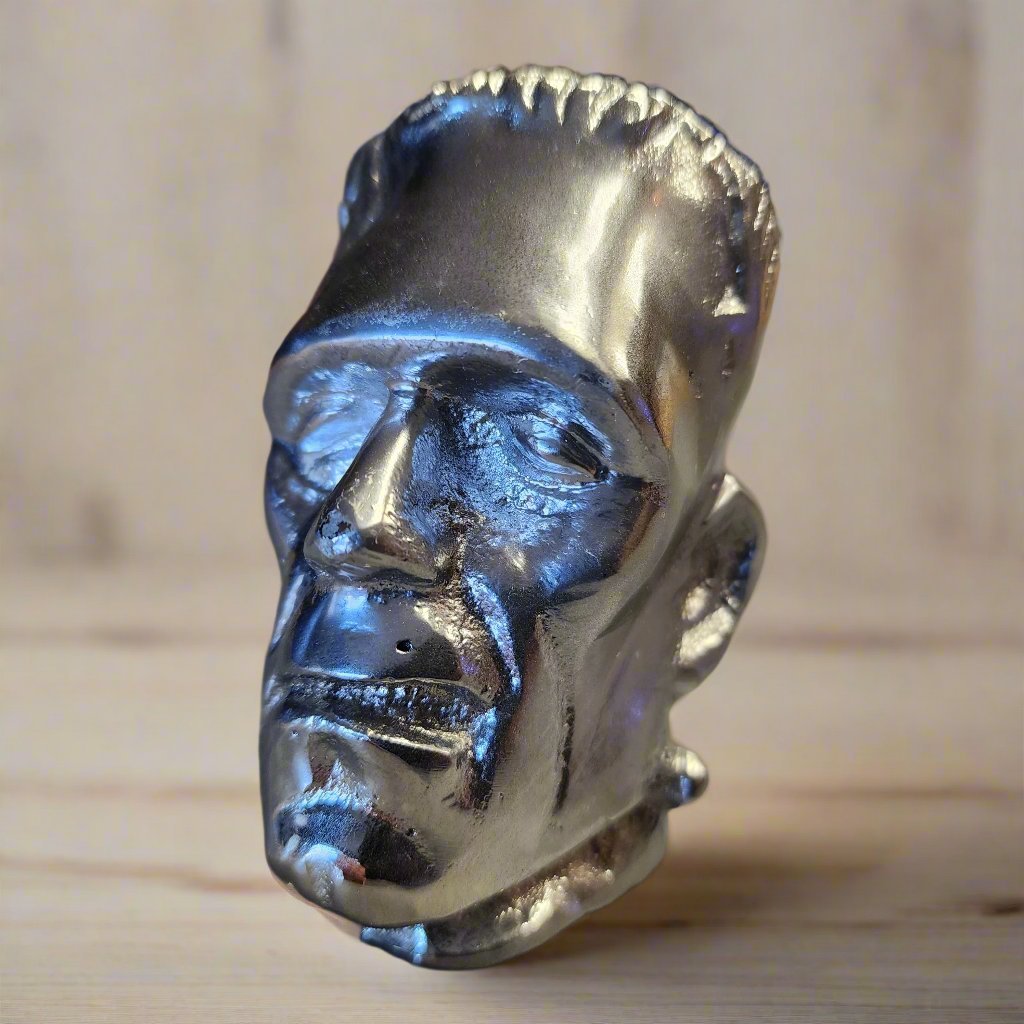 Frankenstein Gear Shift Chrome Plated Aluminum Knob (3.5" x 3" x 2.25") - Jones Peak