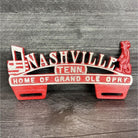 Nashville Grand Ole Opry License Plate FOB Topper With Antique Finish (9.75" x 4.5") - Jones Peak