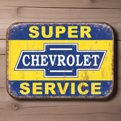 Chevrolet Super Service Magnet (2.5" x 3.5")