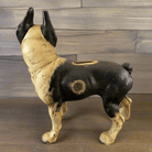 Boston Terrier Cast Iron Coin Bank With Painted Antique Finish (10" x 8") - Jones Peak