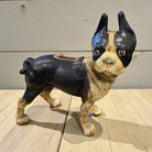 Boston Terrier Cast Iron Coin Bank With Painted Antique Finish (10" x 8") - Jones Peak