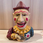 Clown Cast Iron Mechanical Coin Bank With Painted Antique Finish (7" High) - Jones Peak