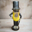 Planters Mr. Peanut Cast Iron Bank With Painted Antique Finish (8" Tall) - Jones Peak