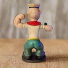Popeye Sailor Man With Pipe & Spinach Cast Iron Figurine With Hand Painted Antique Finish (6" x 4.5" x 2") - Jones Peak