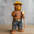 Smokey Bear Cast Iron Bank With Painted Antique Finish (8" x 3.5") - Jones Peak