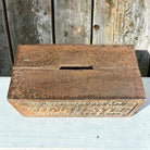 Winchester Cast Iron Coin Bank With Raised Lettering And Antique Finish (4" x 2" x 2") - Jones Peak