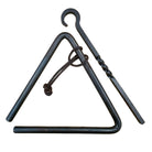 Chuck Wagon Dinner Bell Wrought Iron Striker And Leather Strap For Hanging (8" x 8.5") - Jones Peak