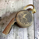 LAPD 1920's Solid Brass Star Police Whistle (2" Long) - Jones Peak