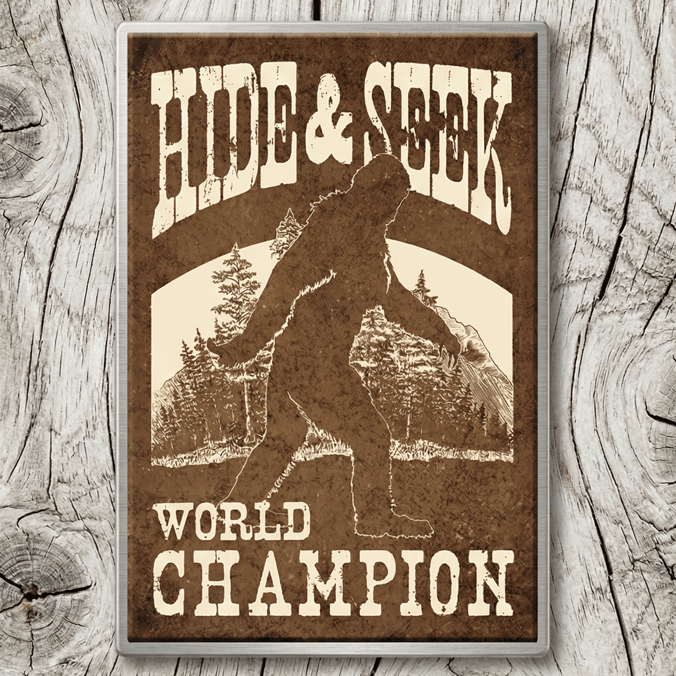 Bigfoot Hide & Seek Magnet - Jones Peak