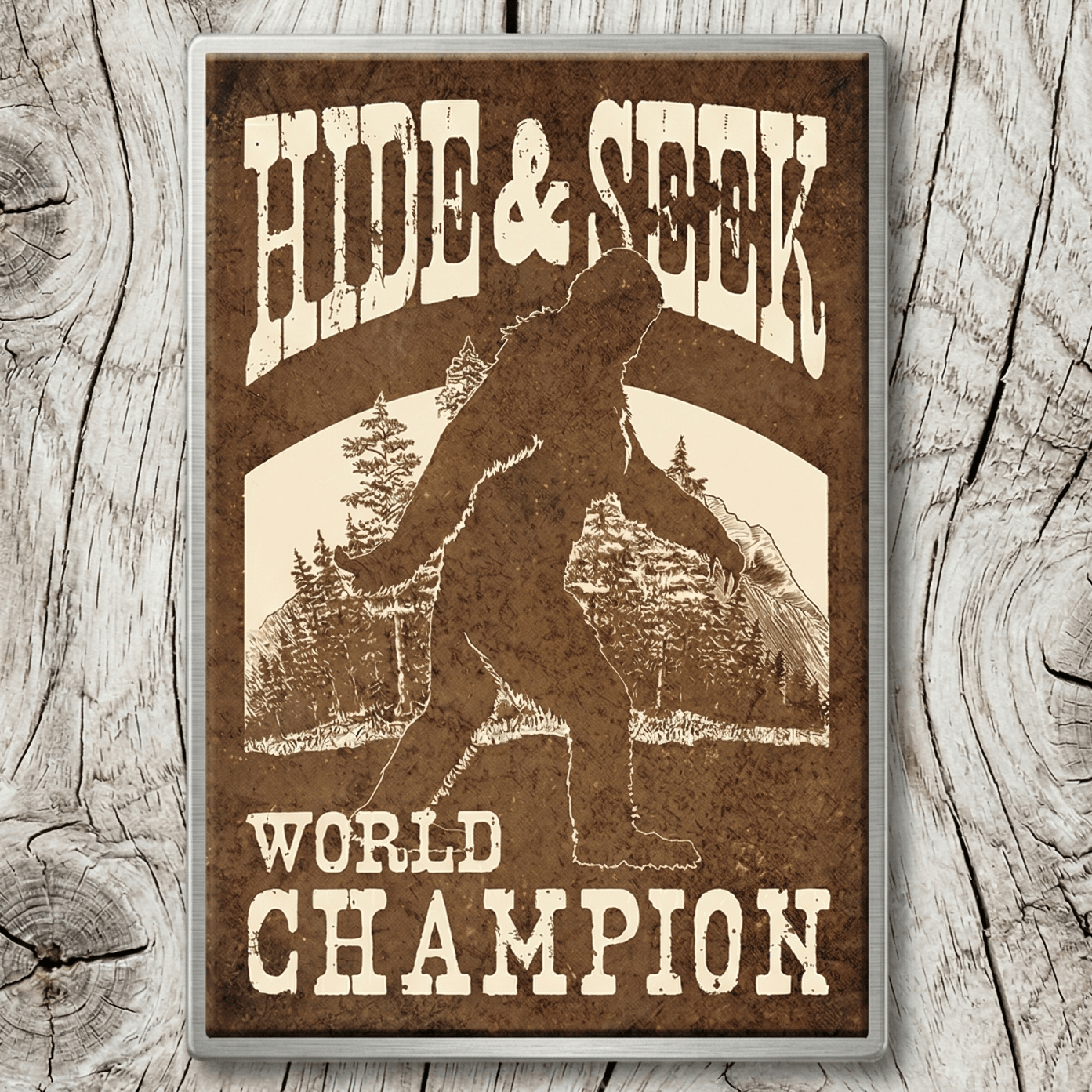 Bigfoot Hide & Seek Magnet - Jones Peak