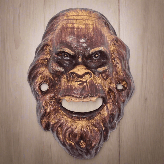 Bigfoot Sasquatch Cast Iron Wall Mounted Bottle Opener With Antique Finish (4.75" x 3.5") - Jones Peak