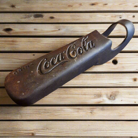 Coca - Cola Steel Bottle Opener With Antique Finish (3.5" x 0.75") - Jones Peak