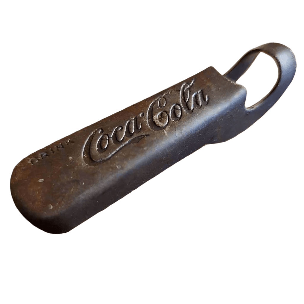 Coca - Cola Steel Bottle Opener With Antique Finish (3.5" x 0.75") - Jones Peak