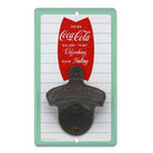 Coca - Cola Striped Wall Bottle Opener (3.5" x 6") - Jones Peak