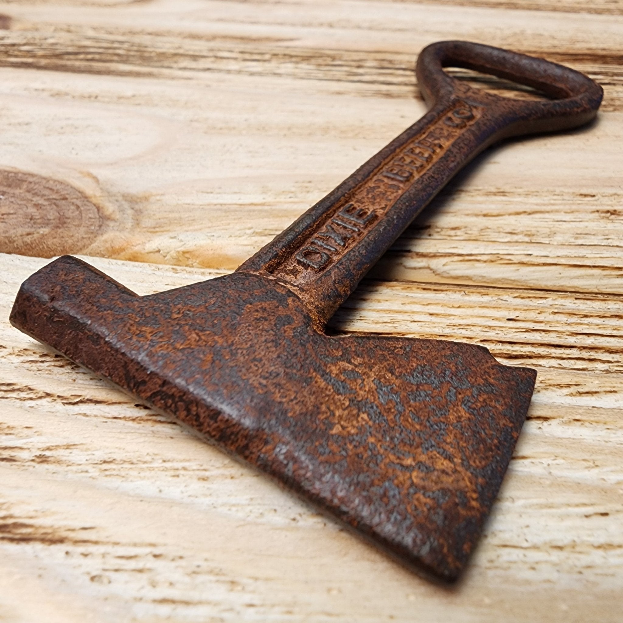 Dixie Hammer & Ax Bottle Opener With Antique Finish (4.5" x 2") - Jones Peak