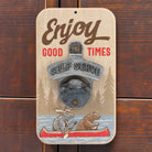 Enjoy Good Times Moose & Bear Wall Bottle Opener (3.5" x 6") - Jones Peak