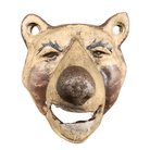 Grizzly Bear Bottle Opener Cast Iron Wall Mounted With Antique Finish (5" x 2.75") - Jones Peak