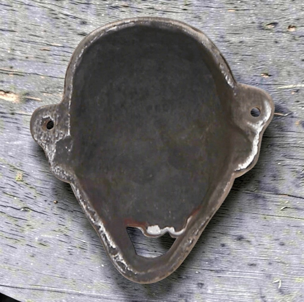 Howdy Doody Cast Iron Wall Mount Bottle Opener With Painted Antique Finish (3.75" x 3.75") - Jones Peak