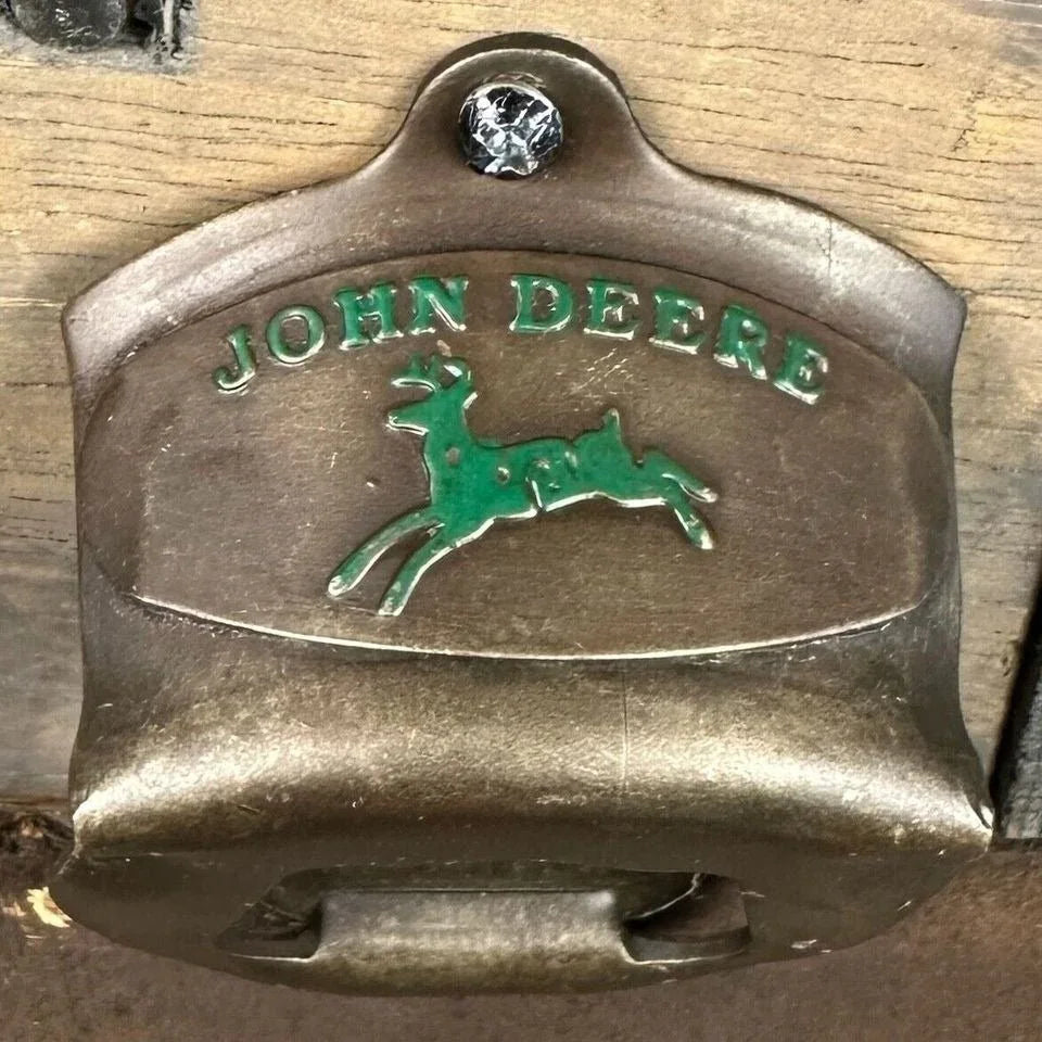 John Deere Die Cast Metal Wall Mounted Bottle Opener (3.25" X 2.5") - Jones Peak