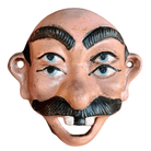 Man Four - Eyed Wall Mounted Cast Iron Bottle Opener With Painted Antique Finish (3.5" x 3.5") - Jones Peak