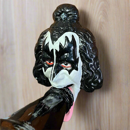 Rock Star Tongue Cast Iron Wall Mounted Bottle Opener With Hand Painted Finish (4.75" x 3") - Jones Peak