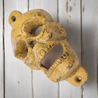 Skull Cast Iron Wall Mounted Bottle Opener With Antique Finish (5" x 2.75") - Jones Peak