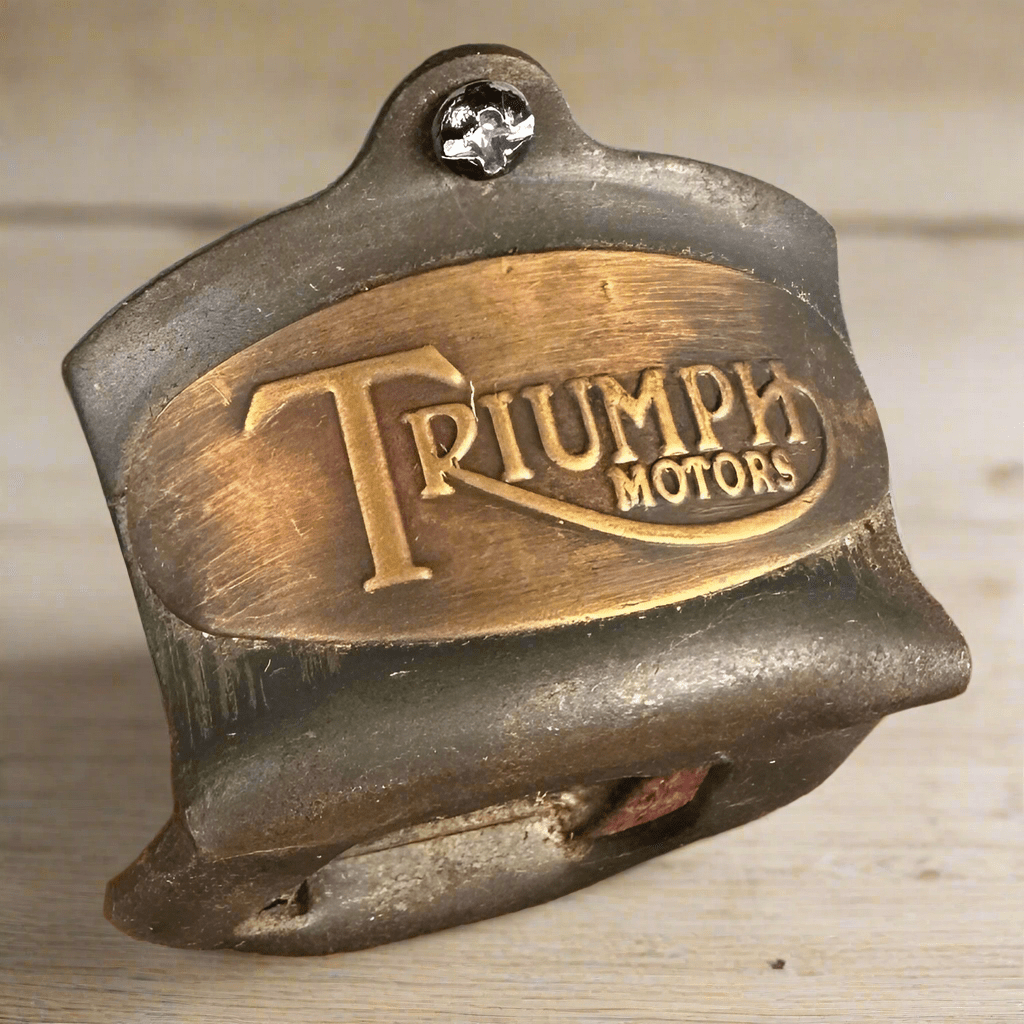 Triumph Motors Die Cast Metal Wall Mounted Bottle Opener (2.5" x 3.25") - Jones Peak