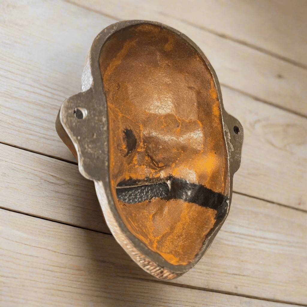 Wolfman Cast Iron Wall Mounted Bottle Opener With Painted Antique Finish (4" x 3" x 1.5") - Jones Peak