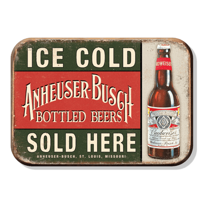 Budweiser Ice Cold Sold Here Magnet (2.5" x 3.5") - Jones Peak
