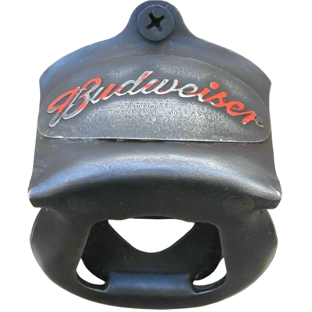 Budweiser Wall Mounted Bottle Opener Die Cast With Painted Antique Finish (2.5" x 3.25") - Jones Peak