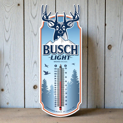 Busch Light Embossed Thermometer (6.5" x 17.5") - Jones Peak